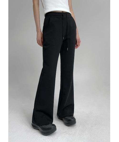 BLACKUP（ブラックアップ）の「[MADE] ビエントブーツカットバンディングパンツ（スウェットパンツ・レディース・グレー/オートミール/ブラック・M-Short/S-Long/S-Short/L-Long/L-Short/M-Long）」の17枚目の写真
