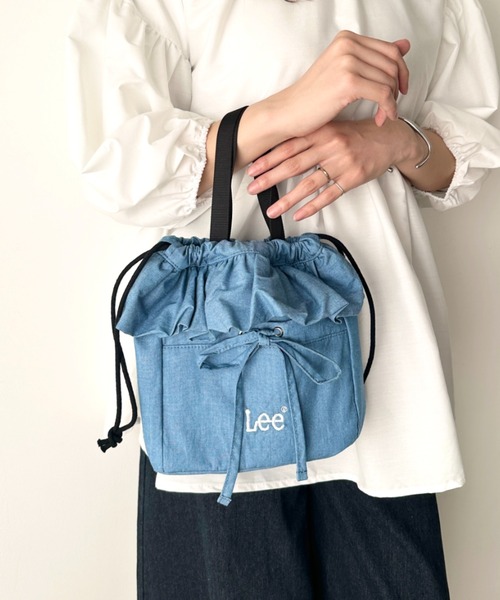 セール】Lee/リー フリル リボン ドロスト 2WAY 巾着 ショルダー