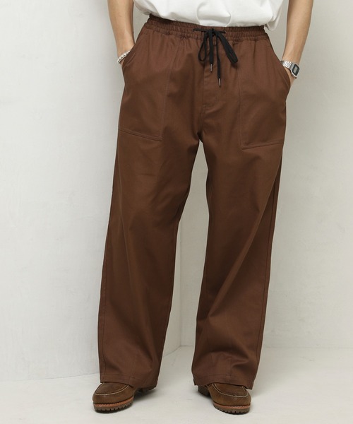 Firsthand(ファーストハンド)の「イージーバルーンデニムパンツ(デニムパンツ・メンズ・ダークネイビー/ダークグレー/ブラウン/ブラック・マルチサイズ)」の4枚目の写真