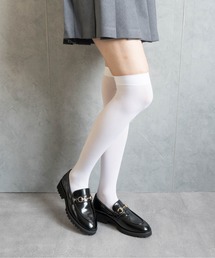 厚底ビットローファー