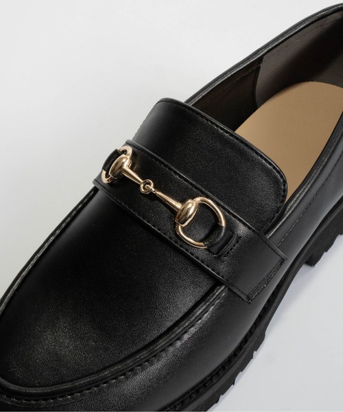 Fabby fabby（ファビィーファビィー）の「厚底ビットローファー（ローファー・レディース・ブラック系その他/ブラック/ベージュ・LARGE/MEDIUM/SMALL）」の13枚目の写真