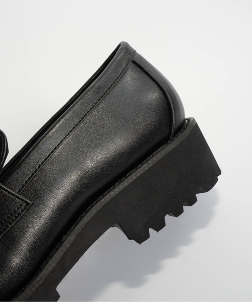 Fabby fabby（ファビィーファビィー）の「厚底ビットローファー（ローファー・レディース・ブラック系その他/ブラック/ベージュ・LARGE/MEDIUM/SMALL）」の12枚目の写真