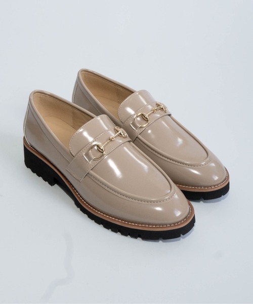 Fabby fabby（ファビィーファビィー）の「厚底ビットローファー（ローファー・レディース・ブラック系その他/ブラック/ベージュ・LARGE/MEDIUM/SMALL）」の11枚目の写真