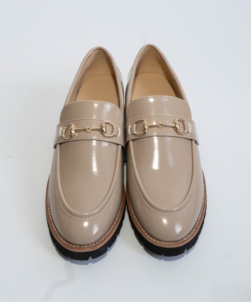 Fabby fabby（ファビィーファビィー）の「厚底ビットローファー（ローファー・レディース・ブラック系その他/ブラック/ベージュ・LARGE/MEDIUM/SMALL）」の8枚目の写真