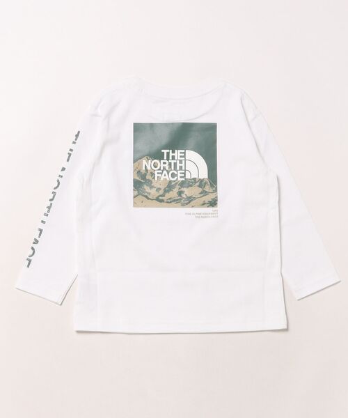 THE NORTH FACE（ザノースフェイス）の「THE NORTH FACE ザ・ノース・フェイス Tシャツ キッズ 長袖 ロンT バックプリント トドラーロングスリーブスリーブグラフィックティー NTT32537（Tシャツ/カットソー・キッズ・ブラック/ホワイト/ダークグリーン/ブラック系その他/ライトブルー・100cm/110cm/120cm）」の14枚目の写真