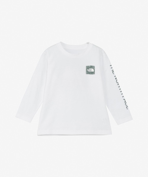 THE NORTH FACE（ザノースフェイス）の「THE NORTH FACE ザ・ノース・フェイス Tシャツ キッズ 長袖 ロンT バックプリント トドラーロングスリーブスリーブグラフィックティー NTT32537（Tシャツ/カットソー・キッズ・ブラック/ホワイト/ダークグリーン/ブラック系その他/ライトブルー・100cm/110cm/120cm）」の9枚目の写真