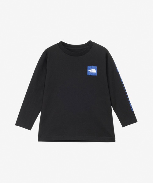 THE NORTH FACE（ザノースフェイス）の「THE NORTH FACE ザ・ノース・フェイス Tシャツ キッズ 長袖 ロンT バックプリント トドラーロングスリーブスリーブグラフィックティー NTT32537（Tシャツ/カットソー・キッズ・ブラック/ホワイト/ダークグリーン/ブラック系その他/ライトブルー・100cm/110cm/120cm）」の10枚目の写真