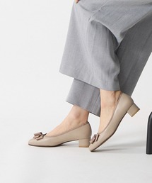 Riz raffinee | スクエアトゥリボンパンプス(パンプス)