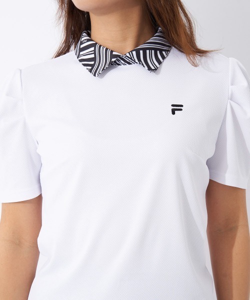 FILA GOLF(フィラゴルフ )の「パフスリーブ半袖シャツ(シャツ/ブラウス・レディース・レッド/ホワイト/ライトブルー・MEDIUM/LARGE/XX-SMALL/SMALL/X-LARGE)」の11枚目の写真