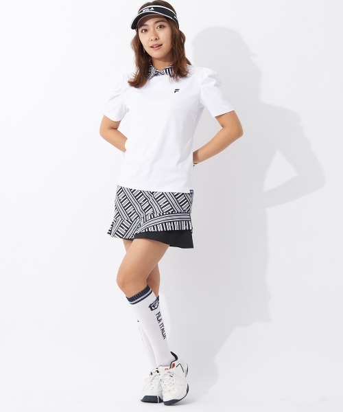 FILA GOLF(フィラゴルフ )の「パフスリーブ半袖シャツ(シャツ/ブラウス・レディース・レッド/ホワイト/ライトブルー・MEDIUM/LARGE/XX-SMALL/SMALL/X-LARGE)」の7枚目の写真