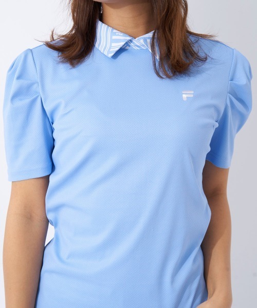 FILA GOLF(フィラゴルフ )の「パフスリーブ半袖シャツ(シャツ/ブラウス・レディース・レッド/ホワイト/ライトブルー・MEDIUM/LARGE/XX-SMALL/SMALL/X-LARGE)」の21枚目の写真
