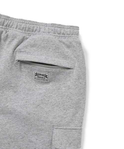 thisisneverthat(ディスイズネバーザット)の「Cargo Sweatshort(スウェットパンツ・メンズ・パープル系/ヘザーグレー/ブラック・M/S/XL/L)」の8枚目の写真