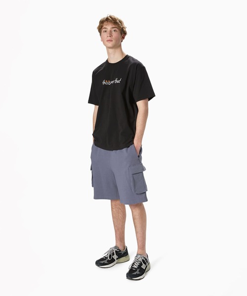 thisisneverthat(ディスイズネバーザット)の「Cargo Sweatshort(スウェットパンツ・メンズ・パープル系/ヘザーグレー/ブラック・M/S/XL/L)」の13枚目の写真