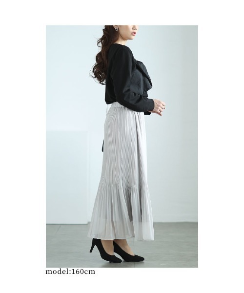 Sawa a la mode(サワアラモード)の「ビックリボンモチーフ付きカットソー(Tシャツ/カットソー・レディース・ホワイト/ブラック・FREE)」の7枚目の写真