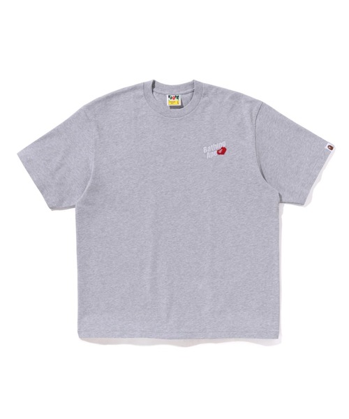 A BATHING APE(アベイシングエイプ)の「BATHING APE LOGO RELAXED FIT TEE(Tシャツ/カットソー・メンズ・グレー/ネイビー/ブラウン/ホワイト・LARGE/XX-LARGE/X-LARGE/MEDIUM/SMALL)」の2枚目の写真