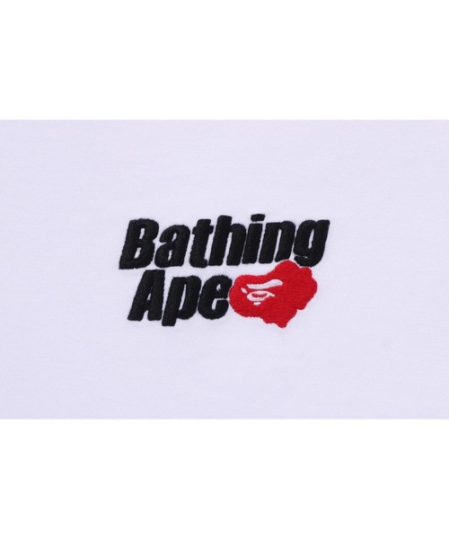 A BATHING APE☆CREST カレッジロゴ リラックスフィット アベイシングエイプA BATHING APE クラシックカレッジロゴ