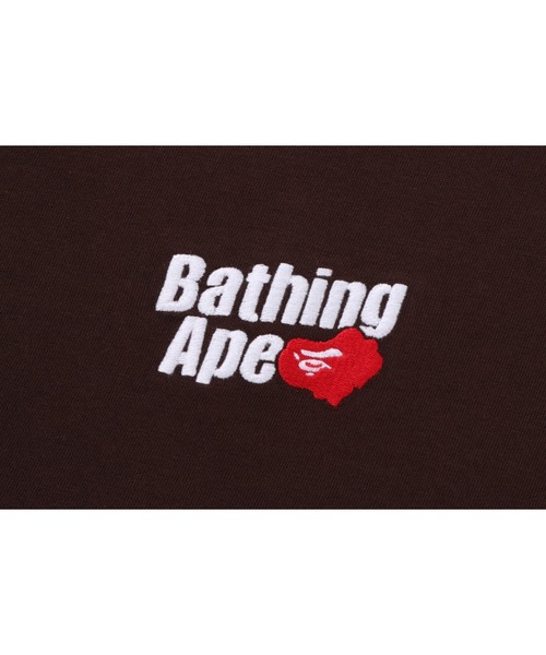 A BATHING APE(アベイシングエイプ)の「BATHING APE LOGO RELAXED FIT TEE(Tシャツ/カットソー・メンズ・グレー/ネイビー/ブラウン/ホワイト・LARGE/XX-LARGE/X-LARGE/MEDIUM/SMALL)」の7枚目の写真