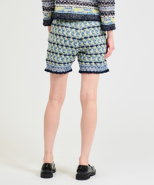 boussole（ブソル）の「BOUSSOLE / ファンシーツイードショートパンツ（その他パンツ・レディース・ピンク/ブルー・FREE）」の4枚目の写真