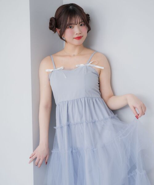 セール】リボンティアードキャミOP（ワンピース）｜ems excite