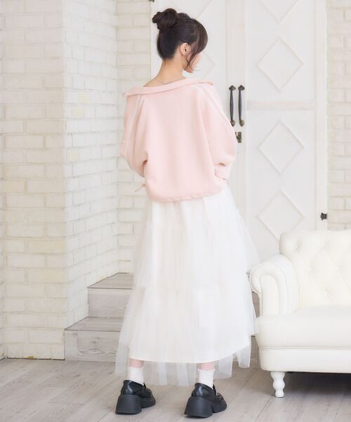 ems excite(エムズエキサイト)の「リボンティアードキャミOP(ワンピース・レディース・ブルー/ブラック系その他/ナチュラル・FREE)」の18枚目の写真