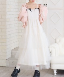 ems excite | リボンティアードキャミOP(ワンピース)