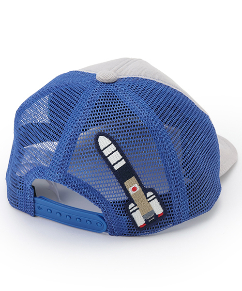 kladskap(クレードスコープ)の「メッシュキャップ【JAXA LABEL】(キャップ・キッズ・グレー・51-53cm/L(54-56cm))」の2枚目の写真