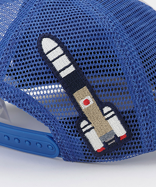 kladskap(クレードスコープ)の「メッシュキャップ【JAXA LABEL】(キャップ・キッズ・グレー・51-53cm/L(54-56cm))」の5枚目の写真