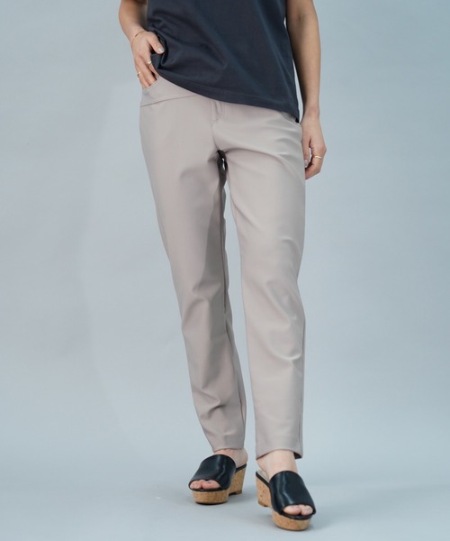 UNDICI・NOVE(ウンディッチノーベ)の「【UNDICI・NOVE】ウンディッチ・ノーベ/ ストレッチ プルオン パンツ(その他パンツ・レディース・ピンク/ブラウン/ベージュ/チャコールグレー・L/M/S)」の2枚目の写真