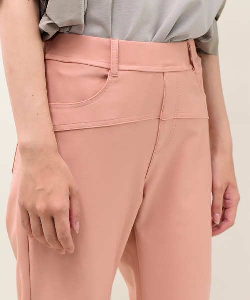 UNDICI・NOVE(ウンディッチノーベ)の「【UNDICI・NOVE】ウンディッチ・ノーベ/ ストレッチ プルオン パンツ(その他パンツ・レディース・ピンク/ブラウン/ベージュ/チャコールグレー・L/M/S)」の8枚目の写真
