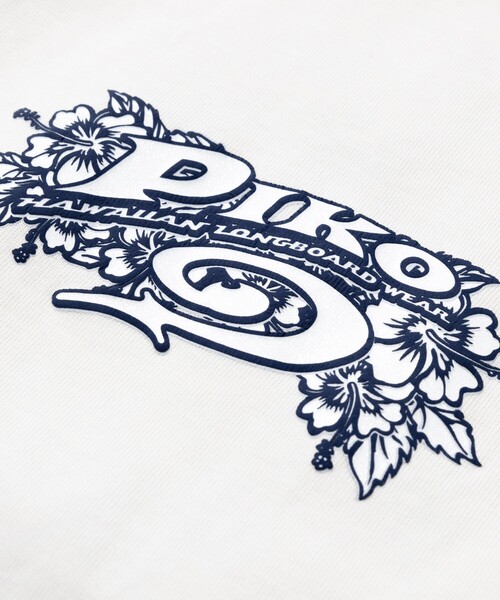 FREAK'S STORE(フリークスストア)の「PIKO/ピコ 別注 フラワークロスロゴ ロングスリーブTシャツ(Tシャツ/カットソー・メンズ・ブルー/オフホワイト/ブラック・X-LARGE/LARGE/MEDIUM)」の4枚目の写真