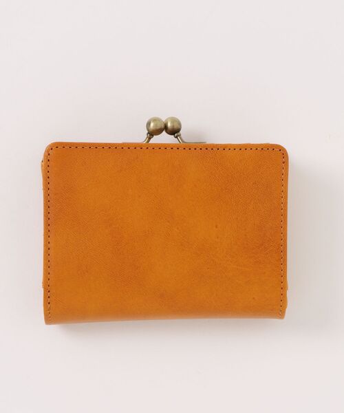 An+u（アンユー）の「レザー×ガマグチ ミドルウォレット leather purse（財布・レディース・ダークブラウン/グリーン/ブラック/ブラウン/ネイビー/イエロー・FREE）」の13枚目の写真