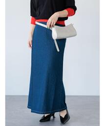 ラップ風デニムスカート《2025spring catalog item》