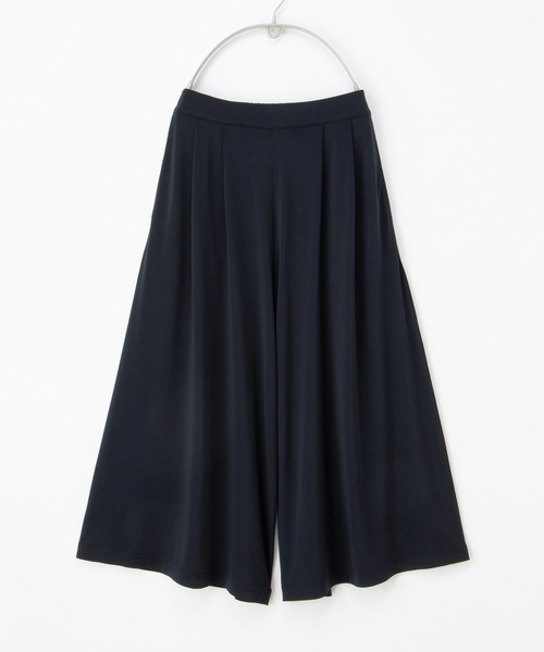 新品✦UNTITLED　リラックス ガウチョパンツ 紺色 新品✦UNTITLEDリラックス ガウチョパンツ 紺色