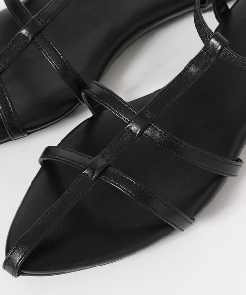 LEPSIM(レプシィム)の「アンクルストラップフラットサンダル 311672(サンダル・レディース・ガンメタ/ブラック/アイボリー・LARGE/MEDIUM)」の20枚目の写真