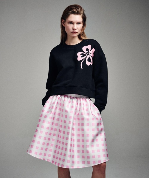 Mardi Mercredi(マルディメクルディ)の「VOLUME MIDI SKIRT MICADO GINGHAM PLAID / ボリューム ミディ スカート ミカド ギンガム プレイド(スカート・レディース・ブルー/レッド/ピンク・SMALL/MEDIUM)」の22枚目の写真