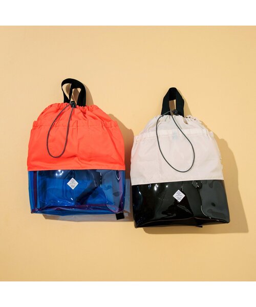 BREEZE(ブリーズ)の「ワンショルダースイムBAG(スイムグッズ・キッズ・アイボリー/オレンジ・FREE)」の6枚目の写真