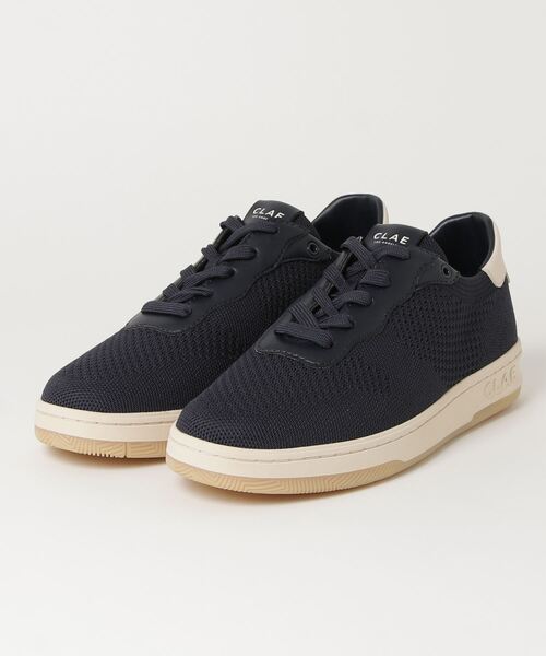 CLAE(クレイ)の「クレイ LA38 CLAE - MALONE KNIT マローン ニット(スニーカー・メンズ・ネイビー/ホワイト・80/85/90/95/100/105)」の1枚目の写真