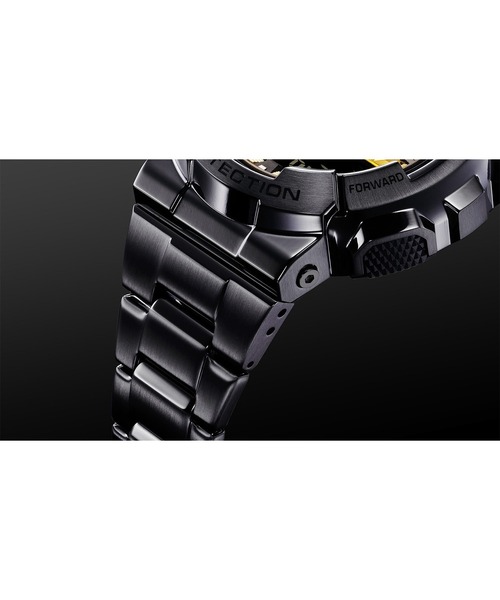 G-SHOCK（ジーショック）の「GM-110シリーズ / Metal Coveredライン / GM-110BD-1A9JF（アナログ腕時計・メンズ・ブラック×ゴールド・FREE）」の5枚目の写真