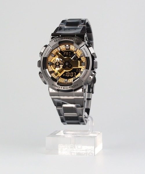 G-SHOCK（ジーショック）の「GM-110シリーズ / Metal Coveredライン / GM-110BD-1A9JF（アナログ腕時計・メンズ・ブラック×ゴールド・FREE）」の10枚目の写真