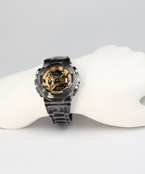 G-SHOCK（ジーショック）の「GM-110シリーズ / Metal Coveredライン / GM-110BD-1A9JF（アナログ腕時計・メンズ・ブラック×ゴールド・FREE）」の16枚目の写真
