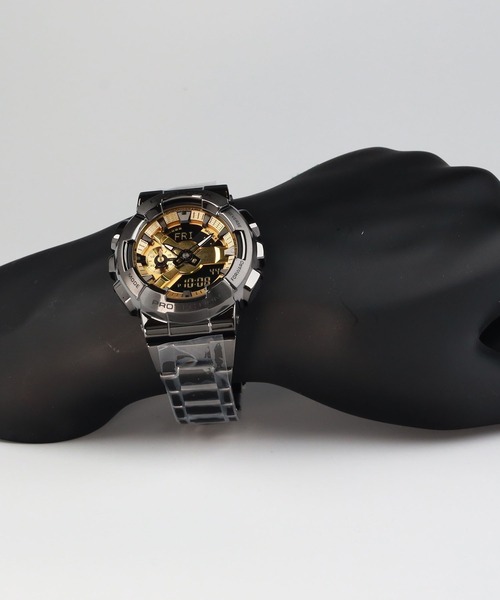 G-SHOCK（ジーショック）の「GM-110シリーズ / Metal Coveredライン / GM-110BD-1A9JF（アナログ腕時計・メンズ・ブラック×ゴールド・FREE）」の17枚目の写真