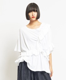 gommeドットJQドッキングT gomme（ゴム）の「N/CドットJQ ドッキングT（Tシャツ/カットソー