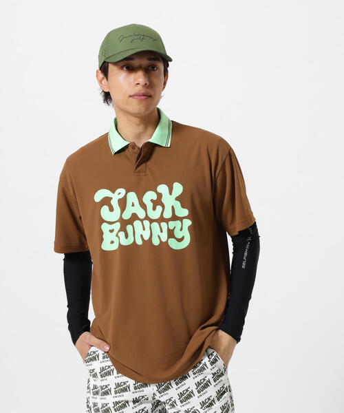 Jack Bunny!!(ジャックバニー)の「【Jack Bunny!!】アームカバー付きVネックインナー (MENS)(その他トップス・メンズ・ブラック/ホワイト・L/M)」の5枚目の写真