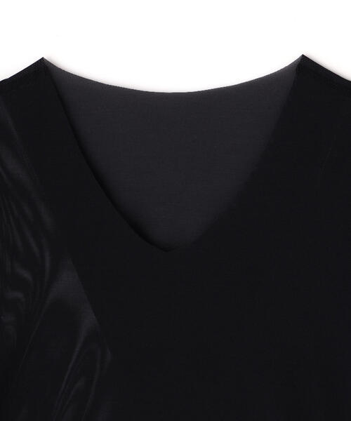 Jack Bunny!!(ジャックバニー)の「【Jack Bunny!!】アームカバー付きVネックインナー (MENS)(その他トップス・メンズ・ブラック/ホワイト・L/M)」の8枚目の写真