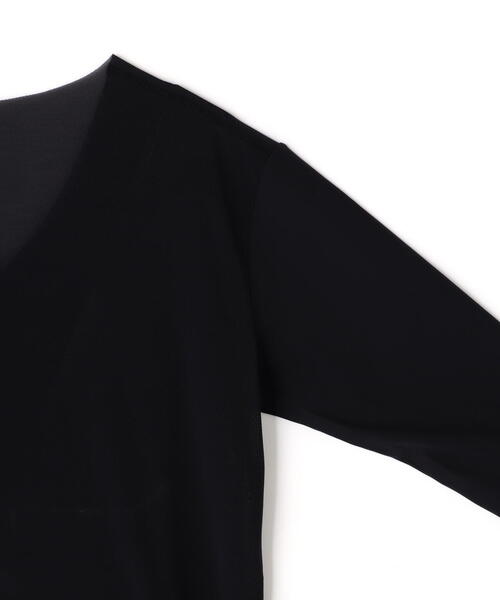 Jack Bunny!!(ジャックバニー)の「【Jack Bunny!!】アームカバー付きVネックインナー (MENS)(その他トップス・メンズ・ブラック/ホワイト・L/M)」の9枚目の写真