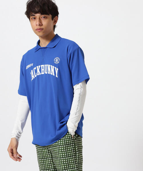 Jack Bunny!!(ジャックバニー)の「【Jack Bunny!!】アームカバー付きVネックインナー (MENS)(その他トップス・メンズ・ブラック/ホワイト・L/M)」の17枚目の写真