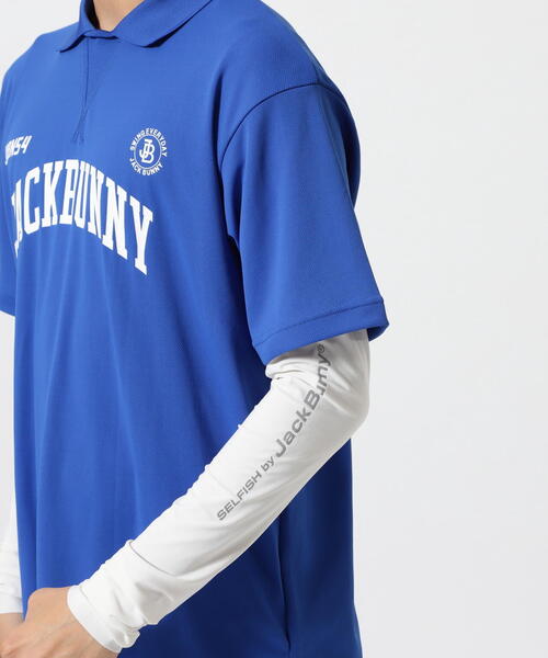 Jack Bunny!!(ジャックバニー)の「【Jack Bunny!!】アームカバー付きVネックインナー (MENS)(その他トップス・メンズ・ブラック/ホワイト・L/M)」の18枚目の写真