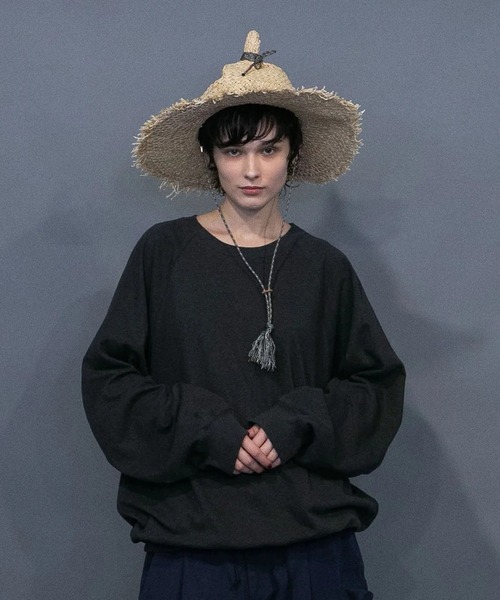 my beautiful landlet(マイビューティフルランドレット)の「【my beautiful landlet】 ECOARCH HEMP JERSEY RAGLAN LONG SLEEVE TOPS(Tシャツ/カットソー・メンズ・モカ/ネイビー/チャコールグレー/ブラック・1/0)」の3枚目の写真