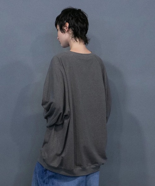 my beautiful landlet(マイビューティフルランドレット)の「【my beautiful landlet】 ECOARCH HEMP JERSEY RAGLAN LONG SLEEVE TOPS(Tシャツ/カットソー・メンズ・モカ/ネイビー/チャコールグレー/ブラック・1/0)」の10枚目の写真