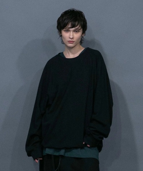 my beautiful landlet(マイビューティフルランドレット)の「【my beautiful landlet】 ECOARCH HEMP JERSEY RAGLAN LONG SLEEVE TOPS(Tシャツ/カットソー・メンズ・モカ/ネイビー/チャコールグレー/ブラック・1/0)」の12枚目の写真